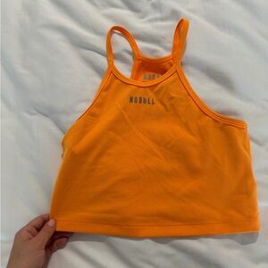 ☀️🏝️ NOBULL Vibrant Orange Dual-Strap Tank
